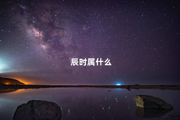 辰时属什么