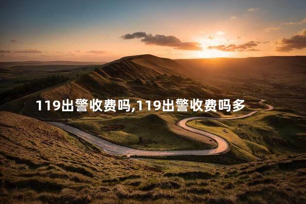 119出警收费吗，119出警收费吗多少钱费用怎么算