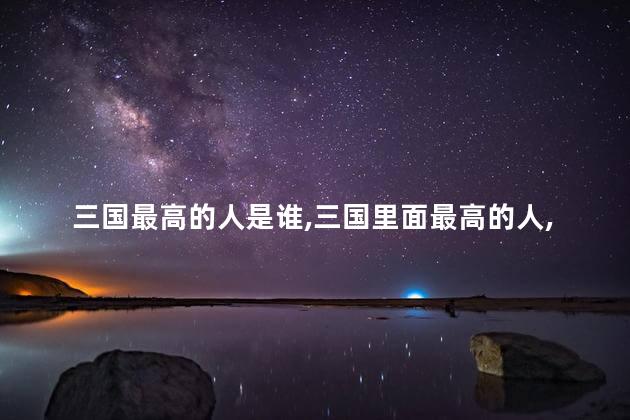 三国最高的人是谁，三国里面最高的人