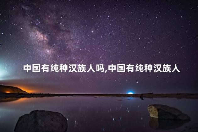 中国有纯种汉族人吗，中国有纯种汉族人吗