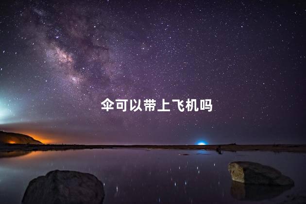 伞可以带上飞机吗