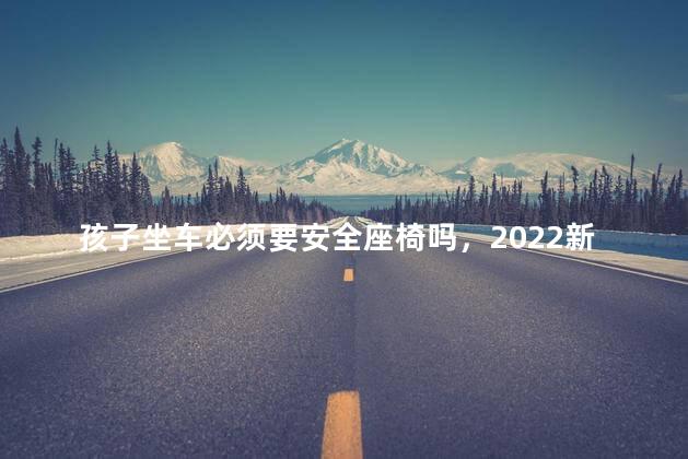 孩子坐车必须要安全座椅吗，2022新交规儿童安全座椅