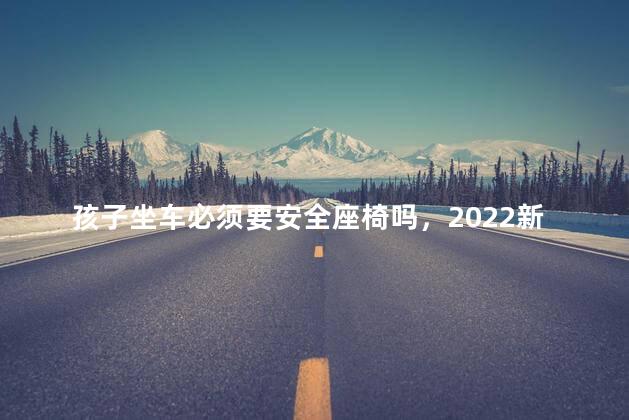 孩子坐车必须要安全座椅吗，2022新交规儿童安全座椅