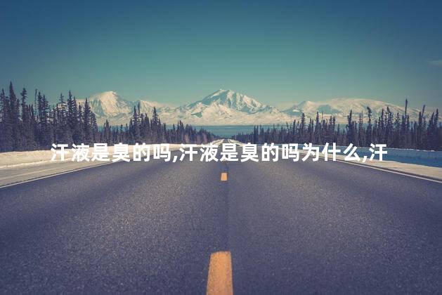 汗液是臭的吗，汗液是臭的吗为什么