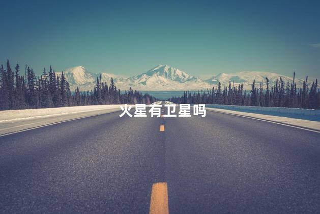 火星有卫星吗，火星有没有卫星的