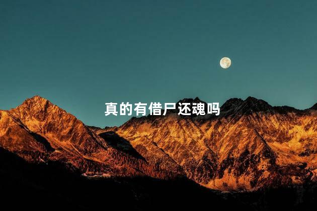 真的有借尸还魂吗