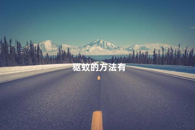 驱蚊的方法有
